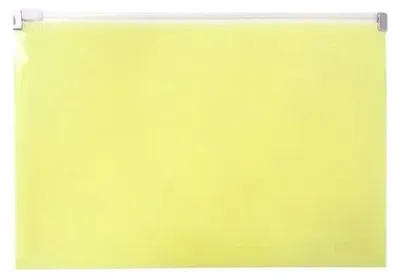 Produktbild von Ordner mit Reißverschluss, Format A5, aus PP, in pastellgelb - Biurfol