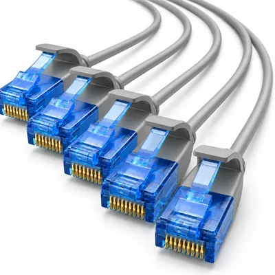 Productafbeelding van 1aTTack.de 660066 Cat6, Cat.6, Netwerkkabel, 2 meter - Patchkabel, Slim kabel