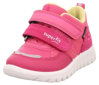 Zdjęcie produktu dla Superfit, sportowe buty dla dziewczynek, model Mini Gore-Tex, kolor różowy i żółty, numer 31 (EU)