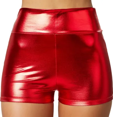 Produktbild von Metallic-hotpants - rot, XL