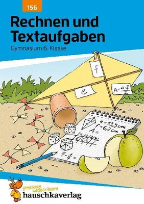 Produktbild von Rechnen und Textaufgaben - Gymnasium 6. Klasse, A5- Heft