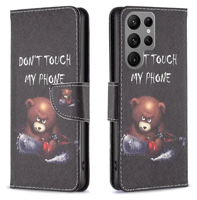 Produktbild von Für Samsung Galaxy S25 Ultra Kunstleder Tasche Hülle Wallet Motiv Design Etuis