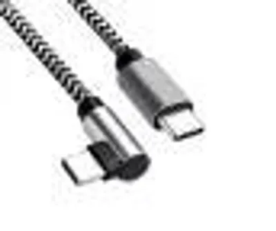Produktbild von DINIC USBCL-CWHQ-02AK, 0,15 m, USB C, USB C, USB 2.0, Grau