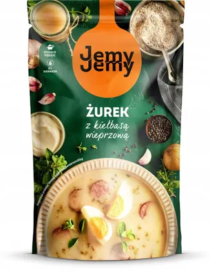 Obrázok produktu pre JemyJemy Żurek z kiełbasą wieprzową 450g