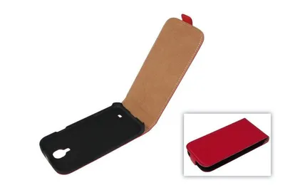 Produktbild von Telstar Tasche (Flip Slim) für Samsung Galaxy S4 (I9505) red