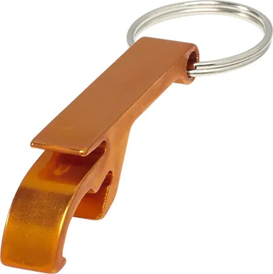Produktbild von Bullet Alu-Schlüsselanhänger Tao mit Flaschenöffner PF1087 (5,5 x 1 x 1,5 cm) (Orange)