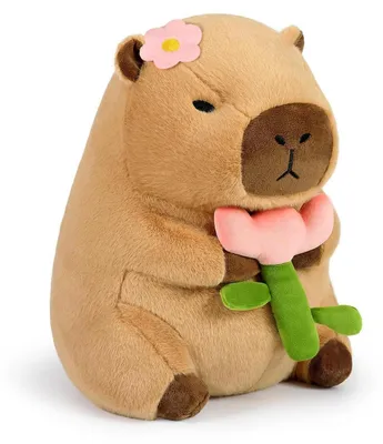 Immagine prodotto di Orsacchiotto capibara, peluche a forma di fiore, 30 cm