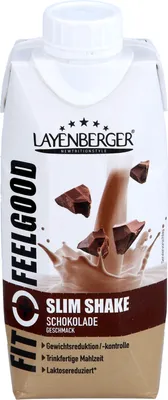 Produktbild von Layenberger Nutrition Group SLIM SHAKE FIXFERTIG, 330 ml, Schokolade, Gluten, 63 kcal, 208 kcal, 873 kJ