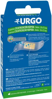 Image de Pansements hydrocolloïdes Urgo Rapid 8 pièces