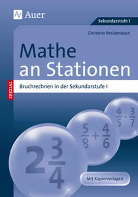 Obrázek produktu pro Mathe an Stationen, Bruchrechnen