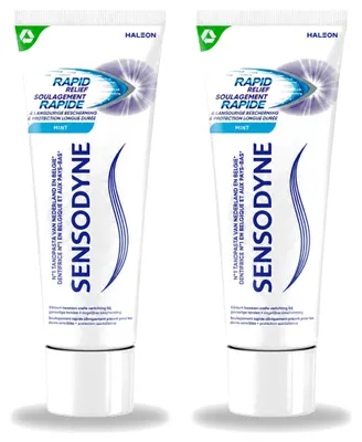 Produktbild von 2 x Sensodyne Rapid Relief Tandpasta - 75 ml - Vorteilspackung - 2 Stücke