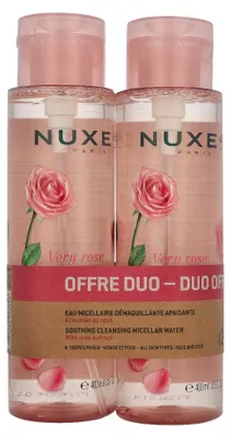 Productafbeelding van 2 x 400 ml Nuxe Very Rose Micellaire Water (twee stuks)