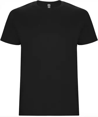 Produktbild von Roly CA6681 | Stafford T-Shirt - Doppellagiger Rundhalskragen - Farbe: Black 02 - Größe: S
