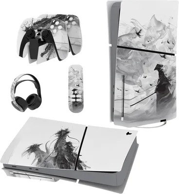 Productafbeelding van Vinyl Skin Stickerset - Geschikt voor PS5 Slim Disc Edition