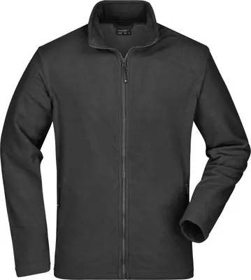 Produktbild von Klassische Fleece-Jacke mit Stehkragen black, Gr. M