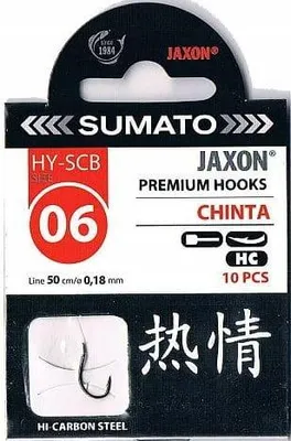 Obrázek produktu pro Háčky s návazcem SUMATO, velikost 6 – 10 ks, JAXON