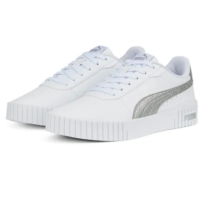 Produktbild von PUMA Carina 2.0 Distressed Sneaker Damen puma white/puma silver 36