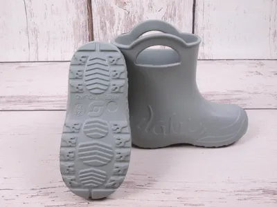 Produktbild von Kinder Gummistiefel Camminare Frosch Ultraleicht, Grau