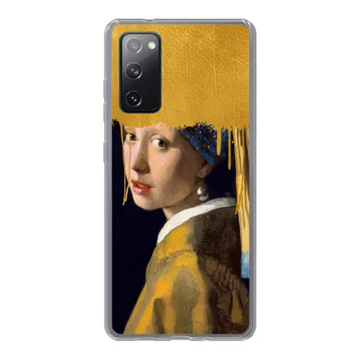 Produktbild von MuchoWow® Handyhülle Schutzhülle Hülle für Samsung Galaxy S20 FE Mädchen mit einem Perlenohrring - Gold - Vermeer Silikon Softcase Handy Hülle - Abdeckung