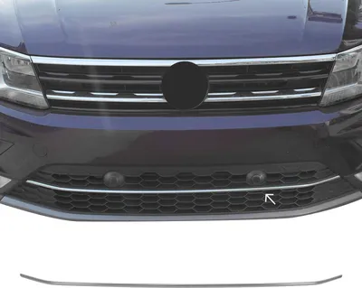 Image de Grille de calandre Moulures de calandre pour VW Tiguan / Allspace 2016-2025 Chrome Argent