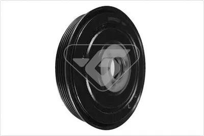Produktbild von HUTCHINSON DP028 Riemenscheibe Kurbelwelle für FORD Fiesta Mk6 Schrägheck (JA8, JR8) 162mm 6-Rippen
