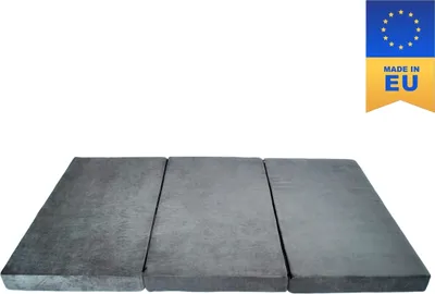 Produktbild von Premium Schlafauflage VW ID BUZZ Klappmatratze Bett Matratze 200x120x10cm Grau