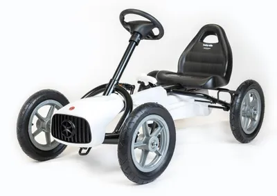 Obrázok produktu pre Detský šliapací gokart Baby Mix Buggy, biely