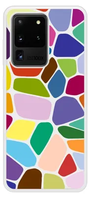 Image de 1001Coques - Coque renforcée compatible avec Samsung Galaxy S20 Ultra - Design vonoroi - TPU + dos métal sublimé antichoc