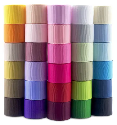 Image de Ruban grosgrain de 54,8 mètres - largeur de 25 mm, 30 couleurs