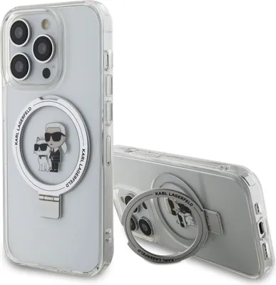 Immagine prodotto di Karl Lagerfeld Klhmp15Xhmrskch Custodia rigida per Iphone 15Pro Max 6.7 Biały/Bianco Supporto ad anello Karl&Choupettte Magsafe