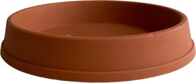 Produktbild von Garden Italia Vasen LCR-Harz runde Untertasse 35 diam. Innen cm.35 aus terracottafarbenem Harz -  Italy - für den Außenbereich - unzerbrechlich - frostbeständig, 35
