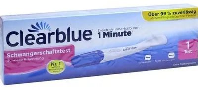 Zdjęcie produktu dla Clearblue Test ciążowy do szybkiego wykrywania ciąży, 1 szt
