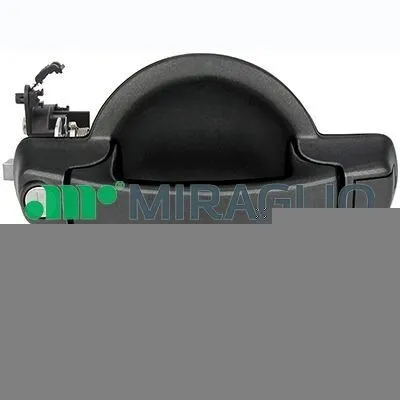 Produktbild von MIRAGLIO 80/503 Türgriff mit Schlüssel Hinten für FIAT Doblo Kombi (119, 223) Schwarz