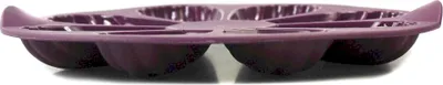 Produktbild von TUPPERWARE Backen Silikonform "Blume" lila Silikon Backform Madeleins