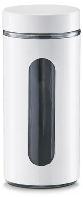 Produktbild von Zeller Vorratsglas, 1200 ml, weiß - Ø10,2x23; 19792