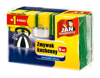 Zdjęcie produktu dla Jan Niezbedny, Zmywak kuchenny, 5 sztuk