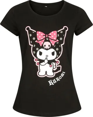 Produktbild von Hello Kitty T-Shirt Damen Hello Kitty and Friends - Kuromi schwarz L
