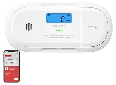 Produktbild von X-Sense XC04-WX, Kohlenstoffmonoxid-Melder, Weiß, 85 dB, EN 50291-1:2018, Akku, CR123A