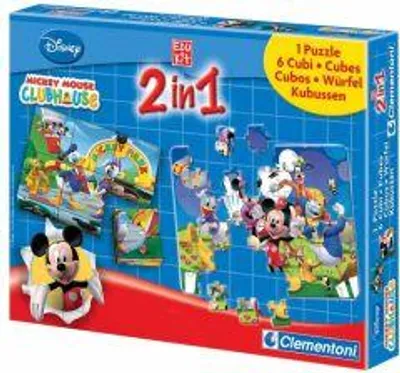 Zdjęcie produktu dla Clementoni 12631 Puzzle I Klocki Mmch 2W1