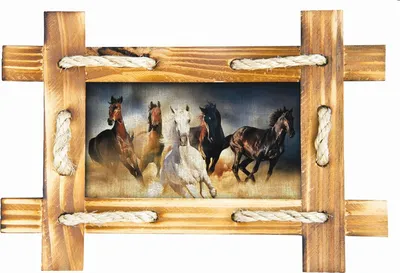 Image de Sanders & Sanders sticker mural cheveaux beige, marron et blanc 65 x 42.5 cm