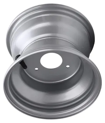 Productafbeelding van 18X9.50 8 Velg voor Kartskarren - Zilver 8 Inch met 3 Gaten