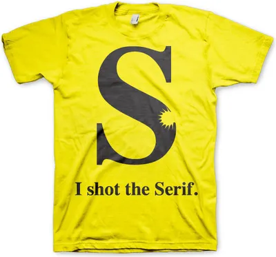 Productafbeelding van I Shot The Serif - Medium - Geel