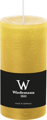 Produktbild von Wiedemann Marble Rustik Kerzen, Stumpenkerzen, Dotter Gelb 140 x Ø 98 mm