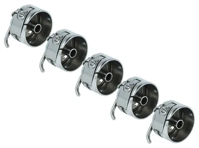 Produktbild von vhbw 5x Spulenkapsel kompatibel mit Juki DDL-542, DDL-541W, DDL-5430, DDL-543, DDL-541N, DDL-545, DDL-5490, DDL-545W, DDL-552 Industrienähmaschinen