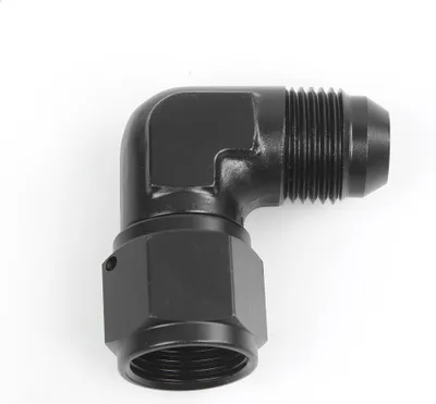 Image de Adaptateur INF AN6 à 90 degrés, raccord pivotant en aluminium mâle-femelle