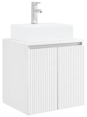 Zdjęcie produktu dla Umywalka ścienna z szafką Biały 49,5 x 41 x 62,5 cm