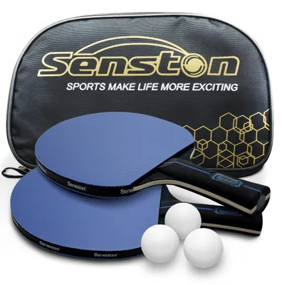 Produktbild von Solidchoice – Professionelles Tischtennis-Set mit 2 Schlägern und 3 Bällen