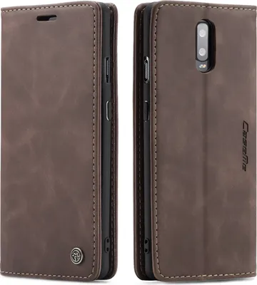Produktbild von OnePlus 7 Hülle, LaimTop Retro Kunstledertasche TPU Innere, Kartenfächer, Magnetverschluss, Klapphülle mit Standfunktion Schutzhülle für OnePlus 7 Kaffee