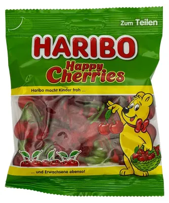 Produktbild von HARIBO Happy Cherries Tüte, Fruchtgummi 175g