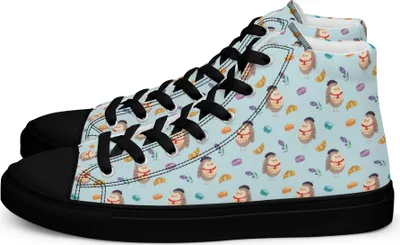Produktbild von Mr. & Mrs. Panda Damen Sneaker Black Edition Eule Frankreich Größe 37 1/2 - Blau - Geschenk, Schwarzer, Schwarze, Sneakers für, La Vie Est Belle, Schwarz, Eulen